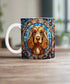 Cocker (Working) Brown Suncatcher Artwork Ceramic Mug